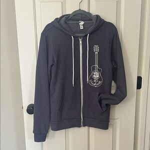 Bella Canvas Charcoal Zip-Up Hoodie